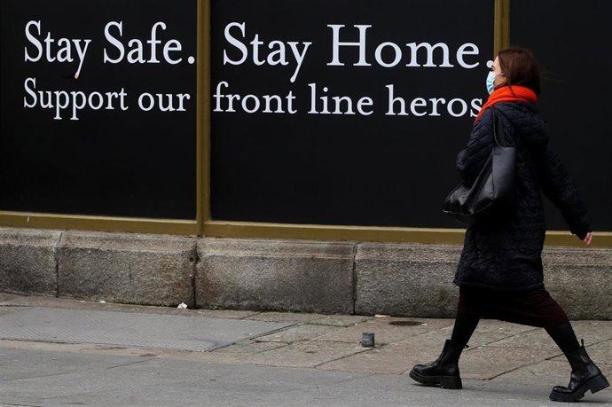 Archivo - Coronavirus en Dublin (Irlanda)