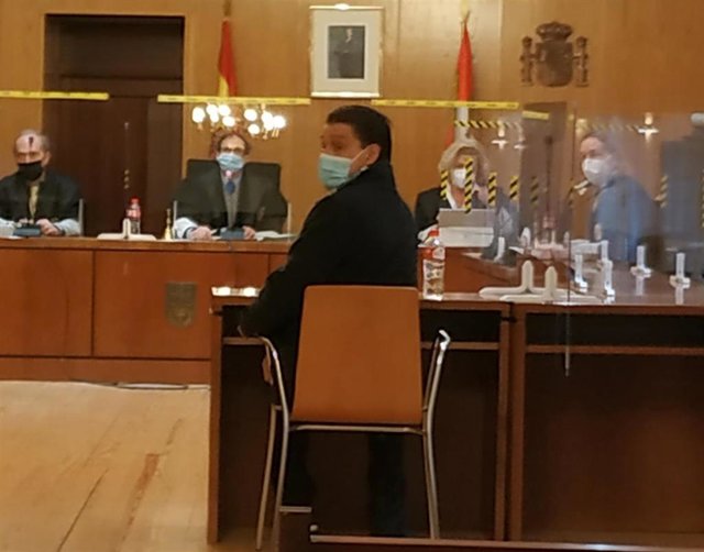 El 'Monchín' Rafael R.L, el día del juicio en la Audiencia de Valladolid.