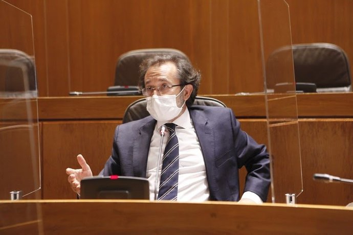 El portavoz de Ciudadanos en Hacienda en las Cortes de Aragón, José Luis Saz.