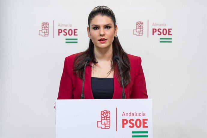 Imagen de este sábado de la diputada autonómica del PSOE, Noemí Cruz.