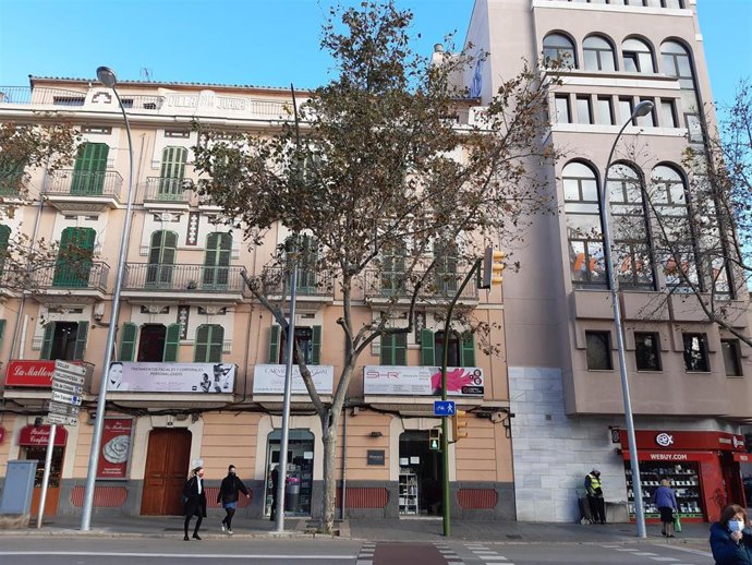Barrio del Eixample de Palma donde el Ayuntamiento ha realizado actuaciones de mejora de la seguridad y la situación de puntos de luz.
