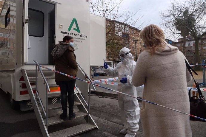 Cribado masivo en Málaga capital