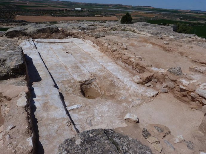 Encuentran indicios de producción de aceite de oliva en el siglo I a.C., en el yacimiento El Palao, en el Bajo Aragón.