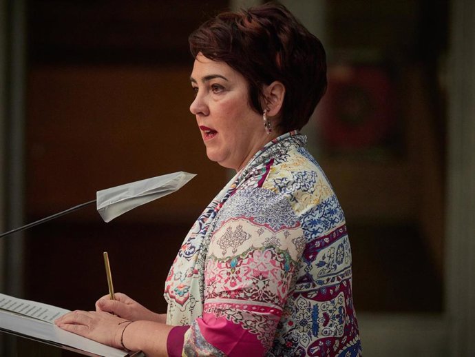 Archivo - La parlamentaria de Podemos, Ainhoa Aznárez