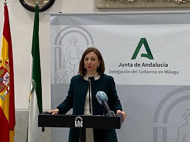 Patricia Navarro, delegada del Gobierno andaluz en Málaga, da a conocer los premiados por el Día de Andalucía en la provincia