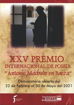 Carte del XXV Premio Internacional de Poesía Antonio Machado en Baeza