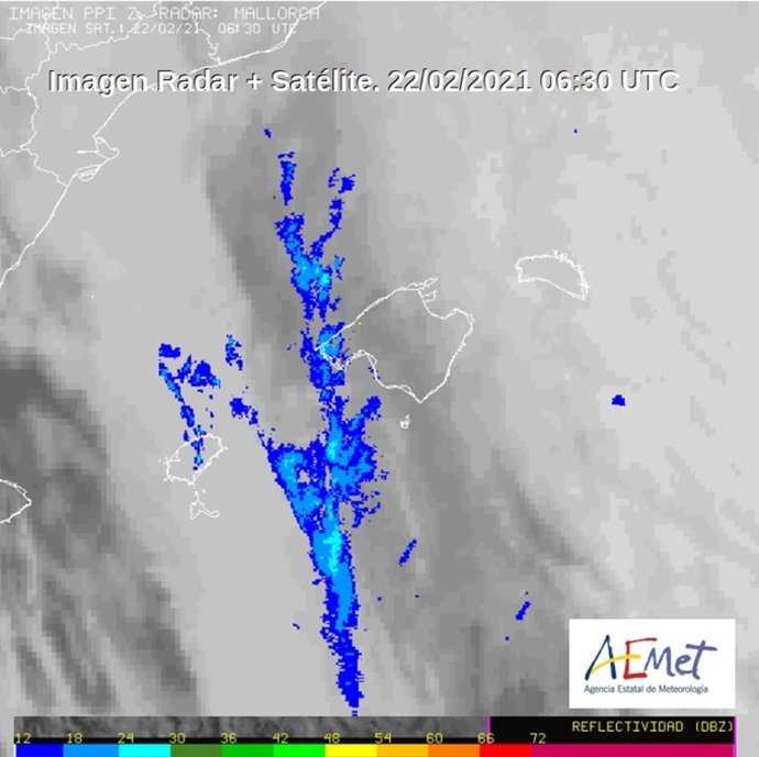 Previsión para este lunes en Baleares.