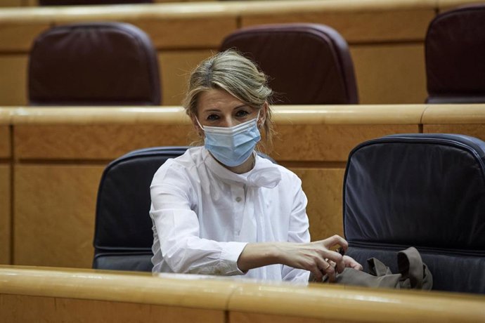 La ministra de Trabajo, Yolanda Díaz 