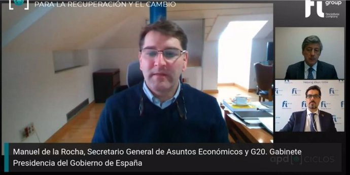 El secretario general de Asuntos Económicos y G20 del gabinete de Presidencia del Gobierno, Manuel de la Rocha,