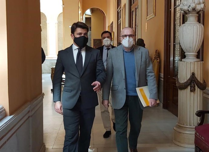 Beltrán Pérez a la salida del encuentro