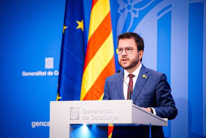 El vicepresident en funcions de president de la Generalitat, Pere Aragons.