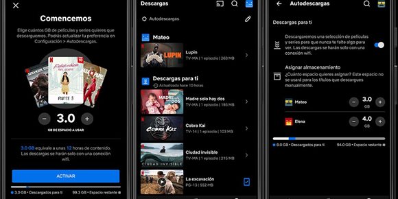 3. Netflix presenta 'Descargas para ti', que descarga automáticamente series para verlas en el móvil sin conexión