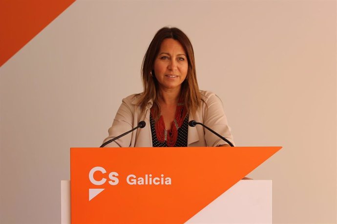 La coordinadora de Ciudadanos en Galicia, Beatriz Pino