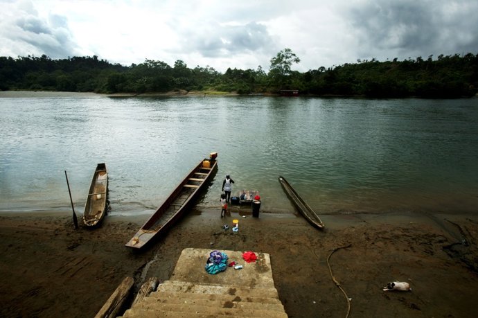 Archivo - Un río en Nariño, Colombia.