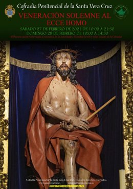 Cartel de la Veneración Extraordinaria del Ecce Homo.