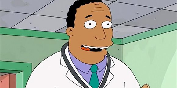 1. Los Simpson reemplaza al doblador del doctor Hibbert por un actor de raza negra