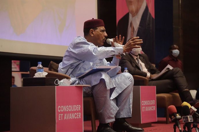 Archivo - Mohamed Bazoum, candidato a la Presidencia en Níger