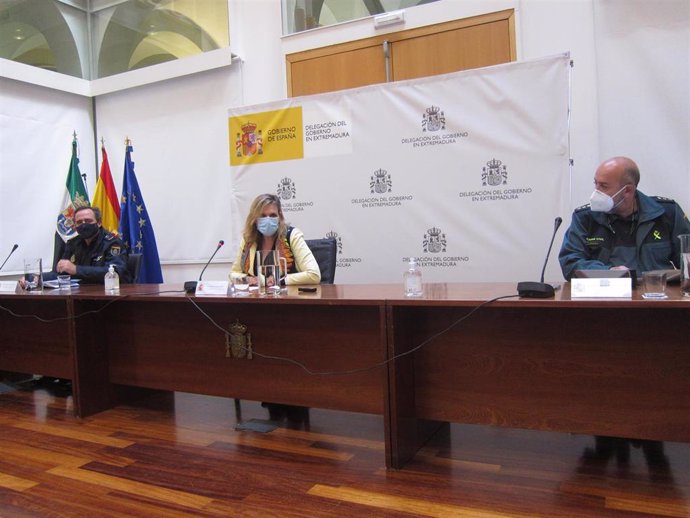 La delegada del Gobierno, Yolanda García Seco, presenta el balance de criminalidad