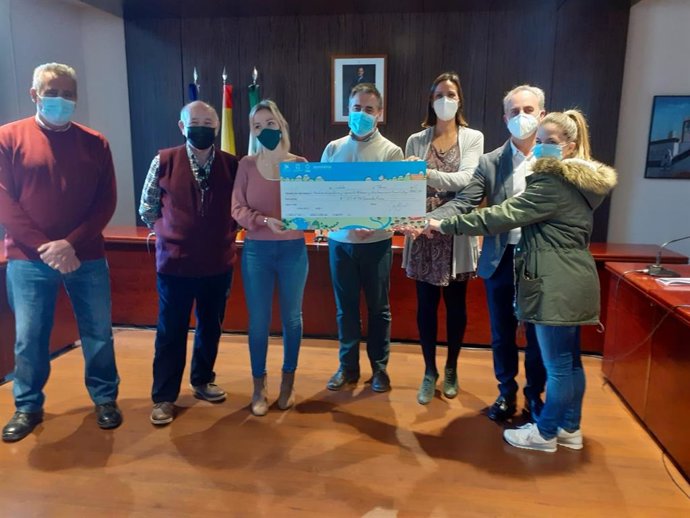 Recepción del Premio Ecovidrio en Nueva Carteya