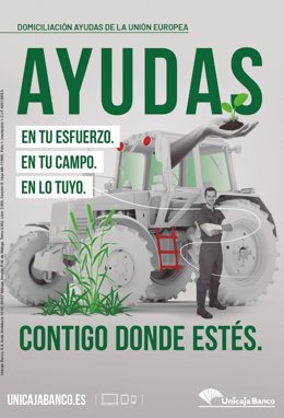 Unicaja participa en la campaña de ayudas de la PAC con anticipos y más de 325 millones en préstamos