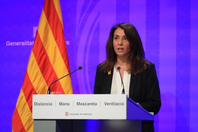 La portavoz del Govern en funciones, Mertixell Budó