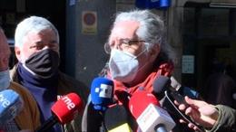 Declaraciones del Jordi Gordon, presidente de SOS Malasaña;  de Víctor Rey, de la asociación de vecinos de Sol y Barrio de las Letras, y Manuel Osuna, de La Corrala de Lavapiés, que han denunciado que pisos turísticos se usan para fiestas ilegales