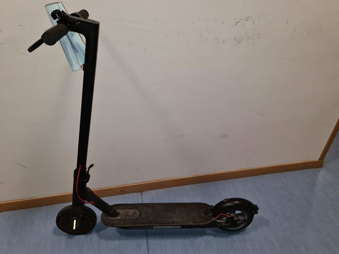 Patinete eléctrico intervenido por la Policía Local