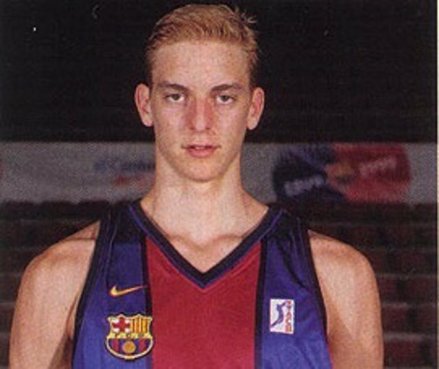 Archivo - Pau Gasol, en sus inicios en el FC Barcelona