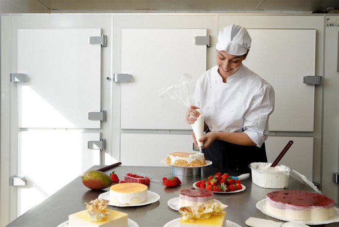 Una de las beneficiarias del programa Empleo Joven