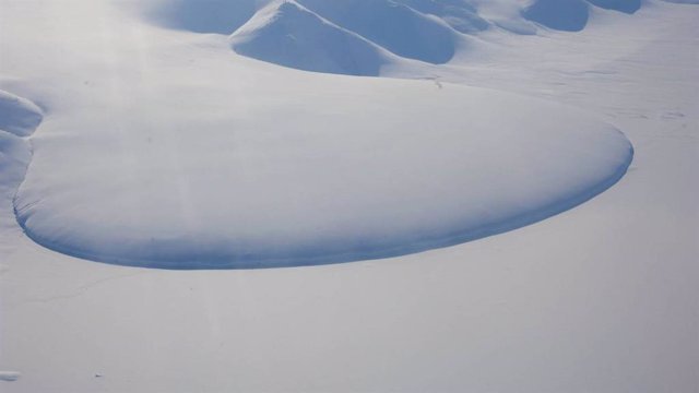 Glaciar Piamonte en el noreste de Groenlandia