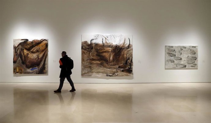 Foto de archivo de la muestra 'Miquel Barceló. Metamorfosis', en el Museo Picasso de  Málaga (Andalucía) a 25 de enero 2020