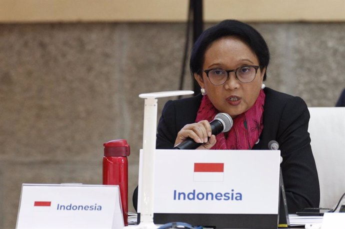 Archivo - La ministra de Asuntos Exteriores de Indonesia, Retno Marsudi, en una foto de archivo.