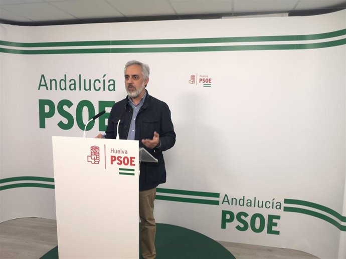 El responsable de Política Municipal del PSOE de Huelva, José Manuel Alfaro.