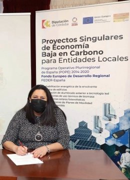 La delegada de Asistencia Económica con los Municipios y Mancomunidades de la Diputación de Córdoba, Dolores Amo