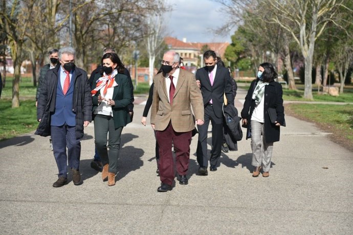 Visita de Andreu y Uruñuela al IES 'La Laboral'