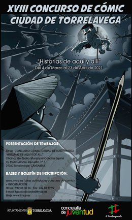 Cartel del concurso de cómic
