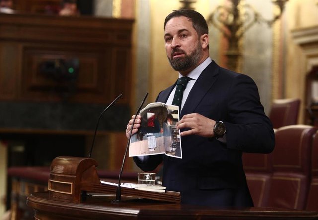 El líder de Vox, Santiago Abascal