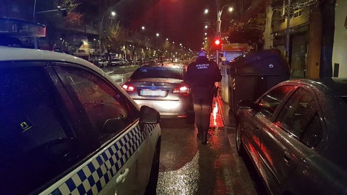 Patrulla de la Policía Local de Jaén.