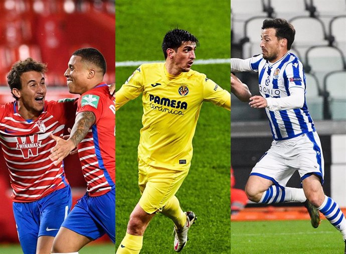 Granada, Villarreal y Real Sociedad en la Europa League