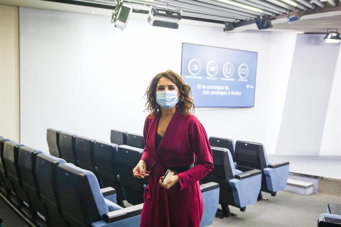 La ministra de Hacienda y portavoz del Gobierno, María Jesús Montero, en una foto de archivo.