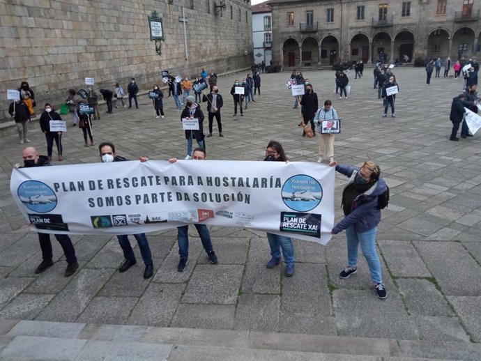 Concentraciones de la Plataforma en Defensa da Hostelería