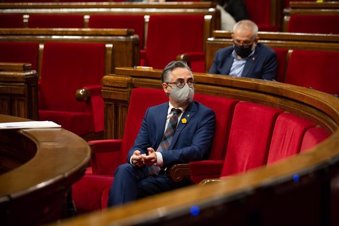 El conseller de Empresa y Conocimiento de la Generalitat, Ramón Tremosa, en el Parlament