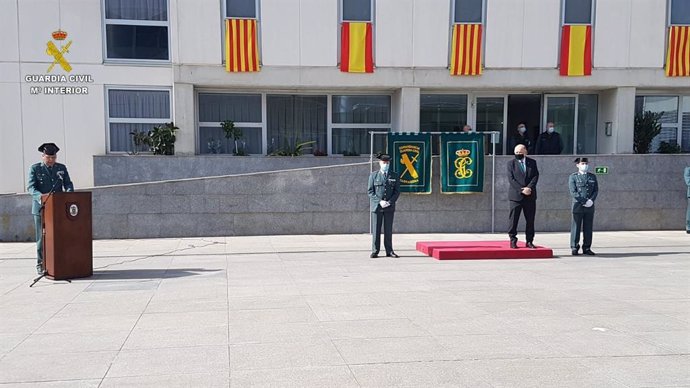 Jordi Verger toma posesión como nuevo jefe de la comandancia de la Guardia Civil de Tarragona