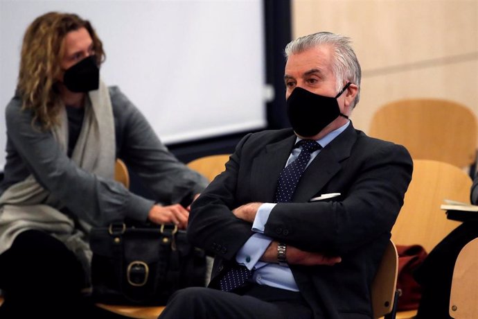 El extesorero del PP Luis Bárcenas durante el juicio por la presunta caja 'b' del PP,