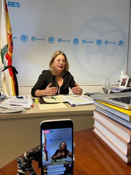 Archivo - La portavoz del Partido Popular (PP) en el Ayuntamiento de Las Palmas de Gran Canaria, Pepa Luzardo