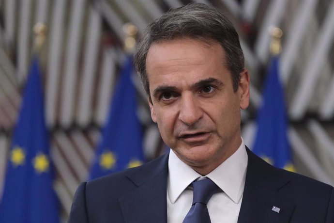 Archivo - El primer ministro griego, Kyriakos Mitsotakis.