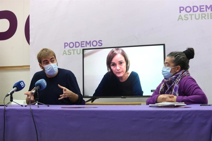 Rueda de prensa de Podemos