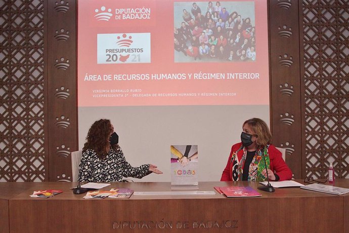 La Diputación de Badajoz presenta el presupuesto de Recursos Humanos para 2021