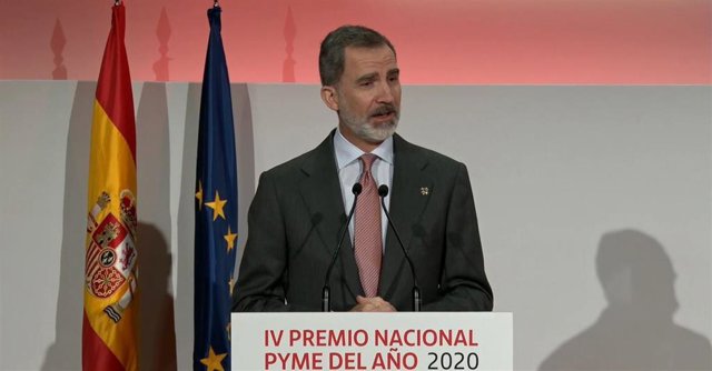 El Rey preside la entrega del Premio Pyme 2020