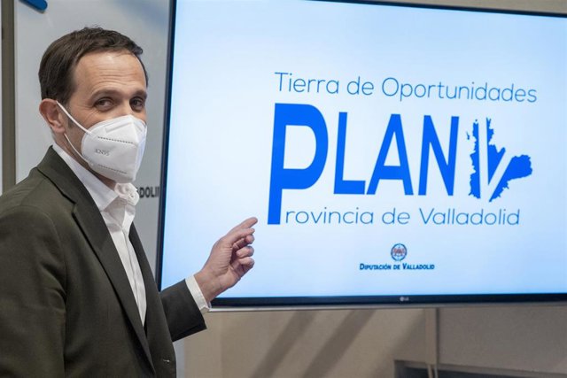 El Presidente De La Diputación De Valladolid Presenta El Nuevo Plan De Ayudas Para Los Ayuntamientos De La Provincia.